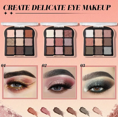 AnyLady Beautiful Butterfly 9-Color Eyeshadow Palette