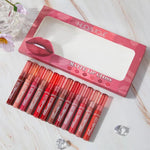 HudaMoji Matte Lip Gloss 12pcs Set