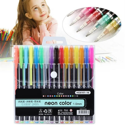 Neon Color 1.0mm Pen Set of 12Pcs