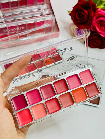 Mocallure 12 Color Lip Palette