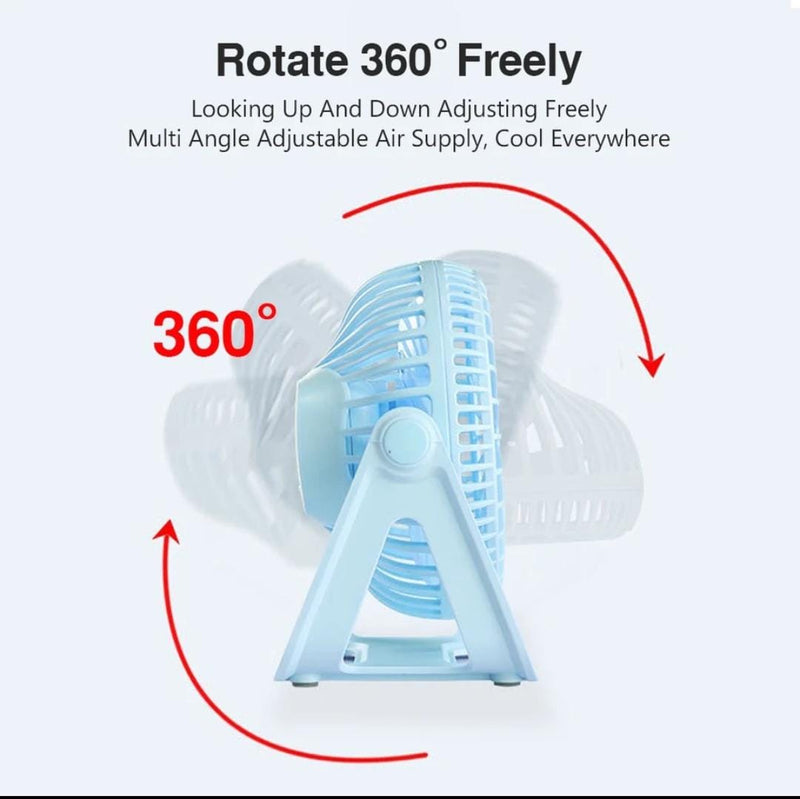 360 Rotating Mini USB Fan