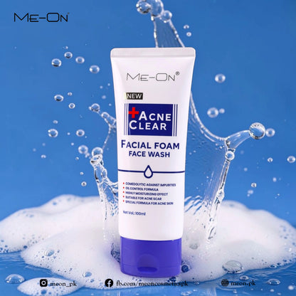 ME-ON Acne Clear Facial Foam Face Wash