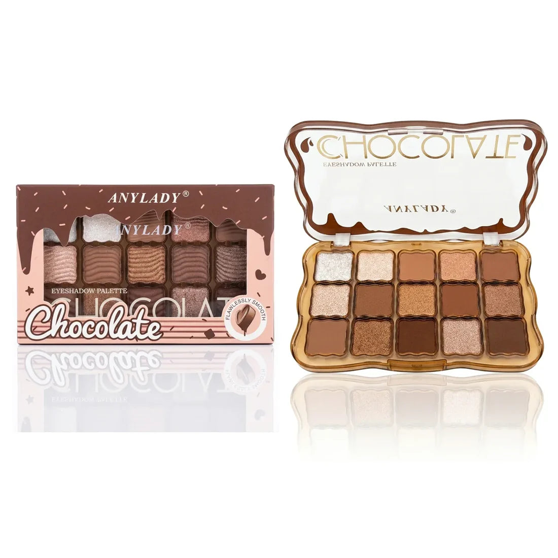 Anylady Chocolate Eyeshadow Palette 15 Shades