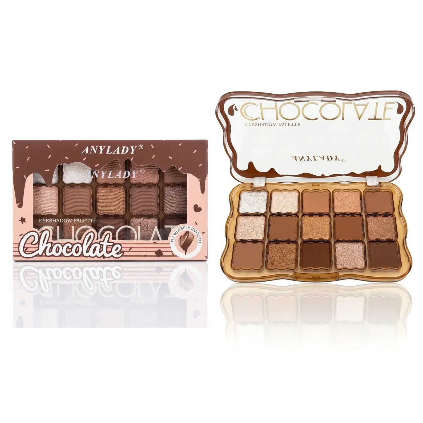 Anylady Chocolate Eyeshadow Palette 15 Shades