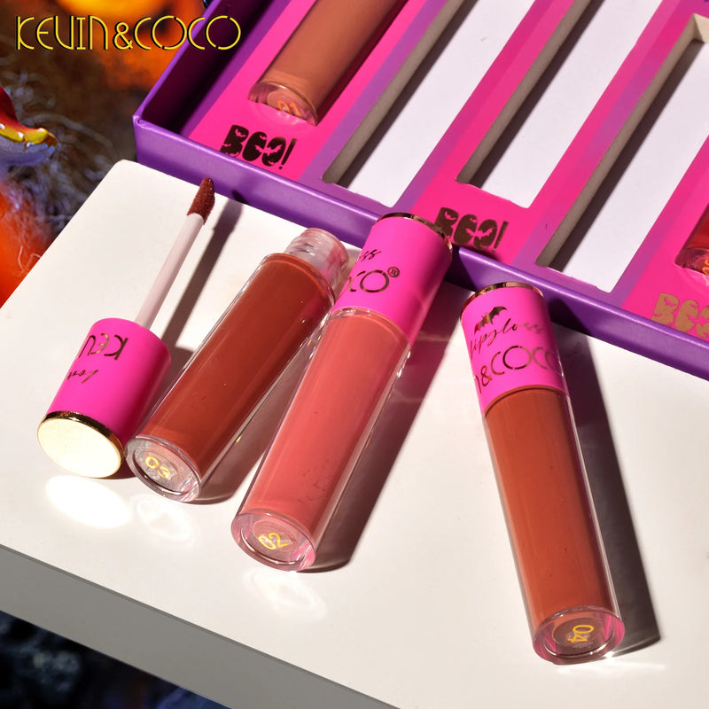 【Halloween Edition】12-Color Spooky Boo Lip Gloss Set