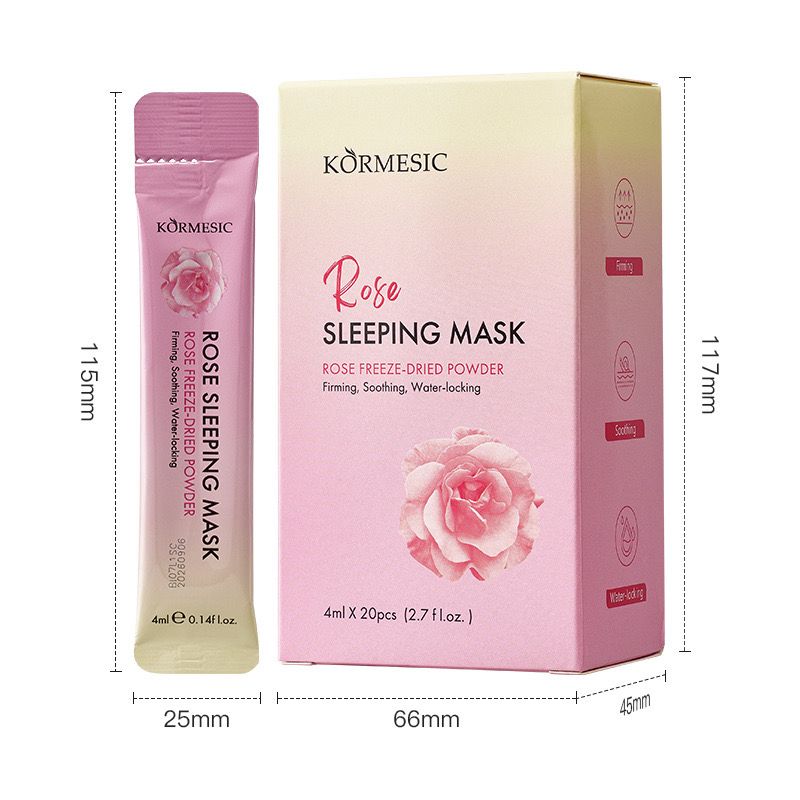 KORMESIC Face Mask Repair Skin Care Products Anti Aging Whitening Rose Hyaluronic Acid Kiwi Sleep Jelly Facial Mask