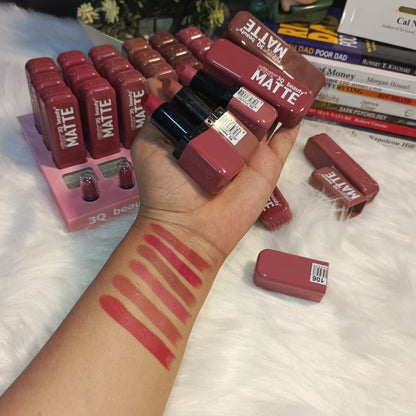 3Q Velvet Kiss Matte Lipstick Collection Pack of 6