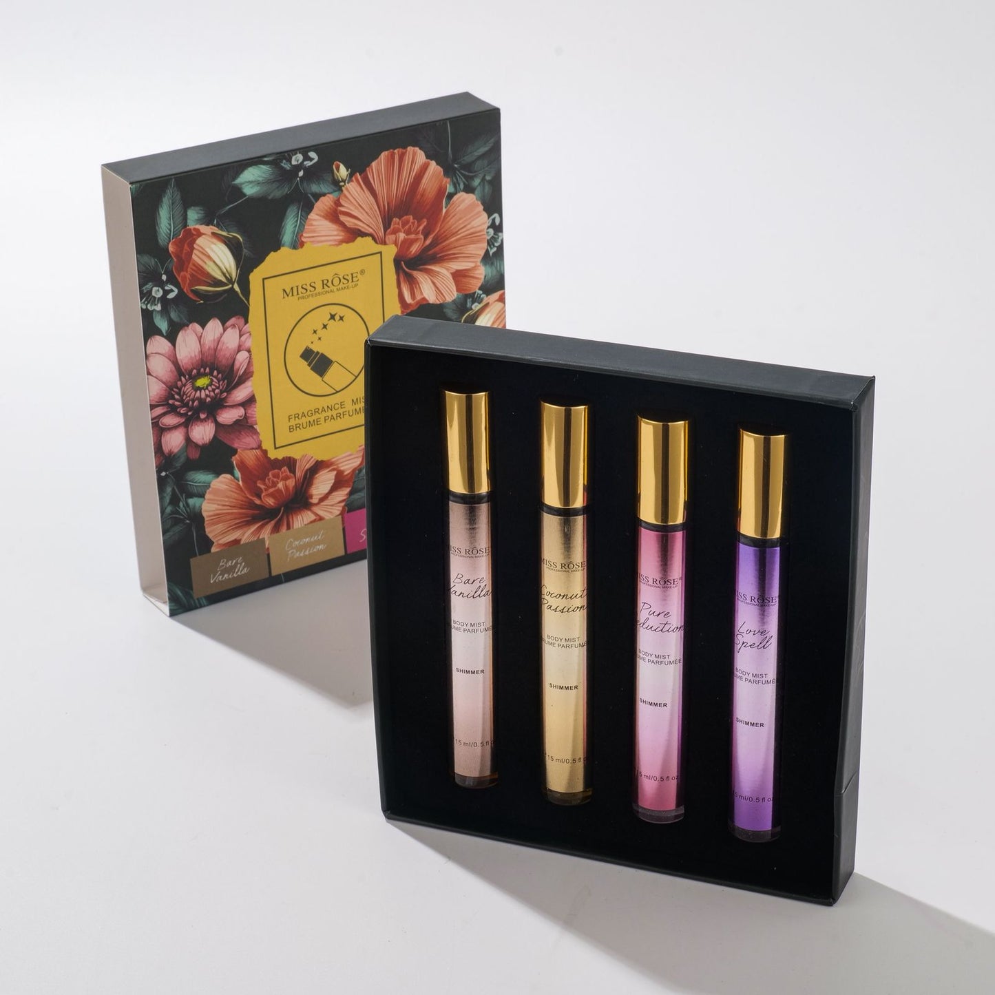 Miss Rose 4pcs Fragrance Mist Gift Box