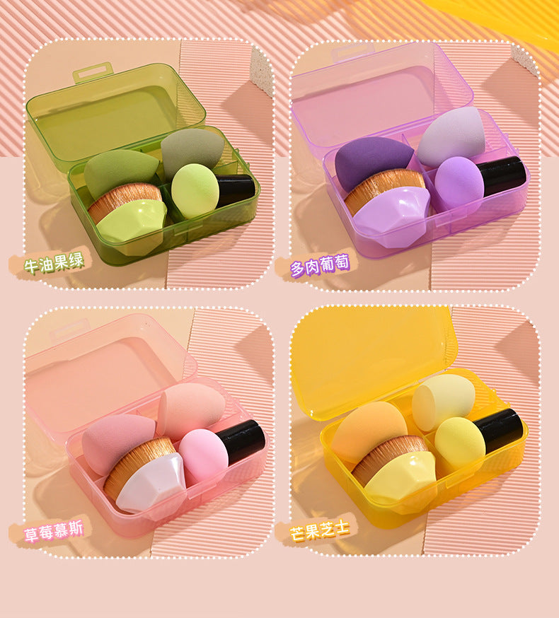 4 Pcs Tifeen Blender + Brush With Box