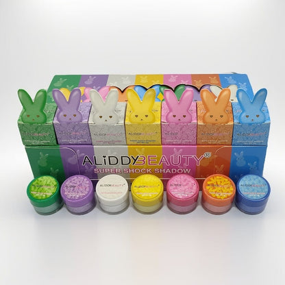 ALIDDY BEAUTY Super Shock Shadow Shimmer Highlighter Eyeshadow 7Different Shades Pack