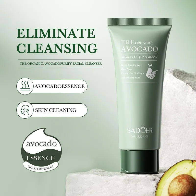SADOER THE ORGANIC AVOCADO PURFY FACIAL CLEANSER