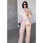 Premium Fleece Belleza Flapper 2 Piece Stylish Hoodie Tracksuit