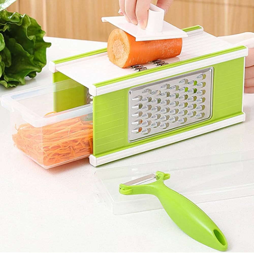 Multifunctional 4 Sided Food Slicer Vegetable Fruit Cheese Slicer Chopper Cutter