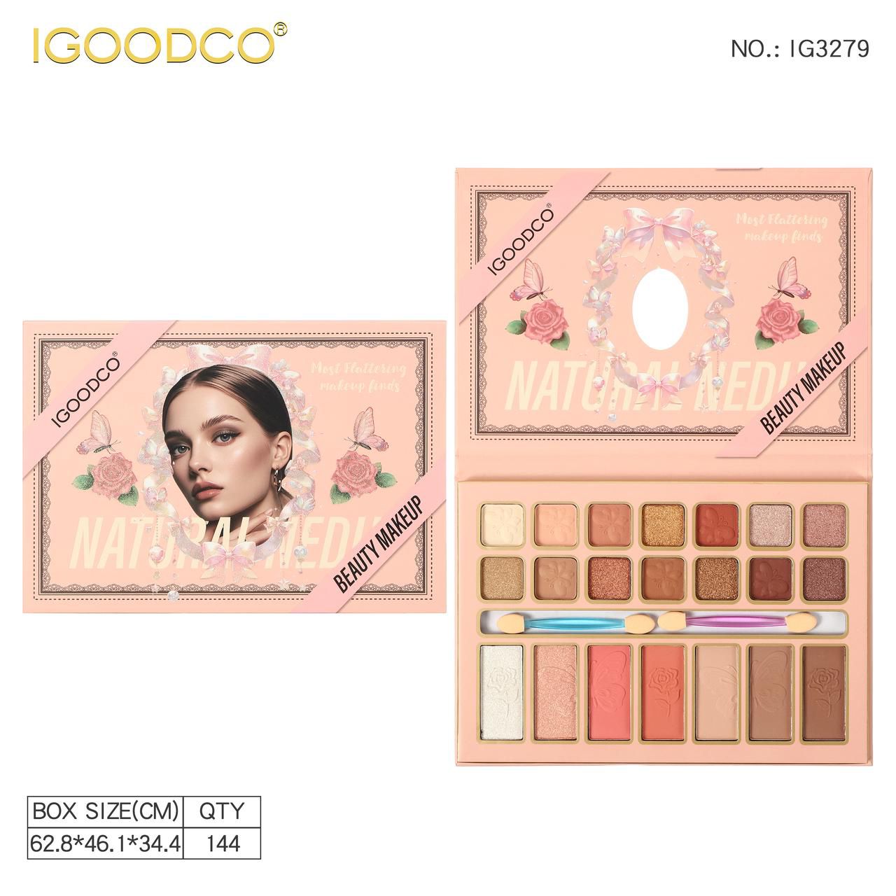 Igoodco Natural Medium Butterfly Edition Beauty Palette