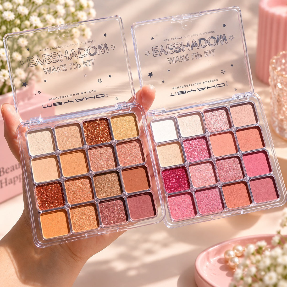 Hudamoji 16 Color Shimmer & Matte Eyeshadow Palette