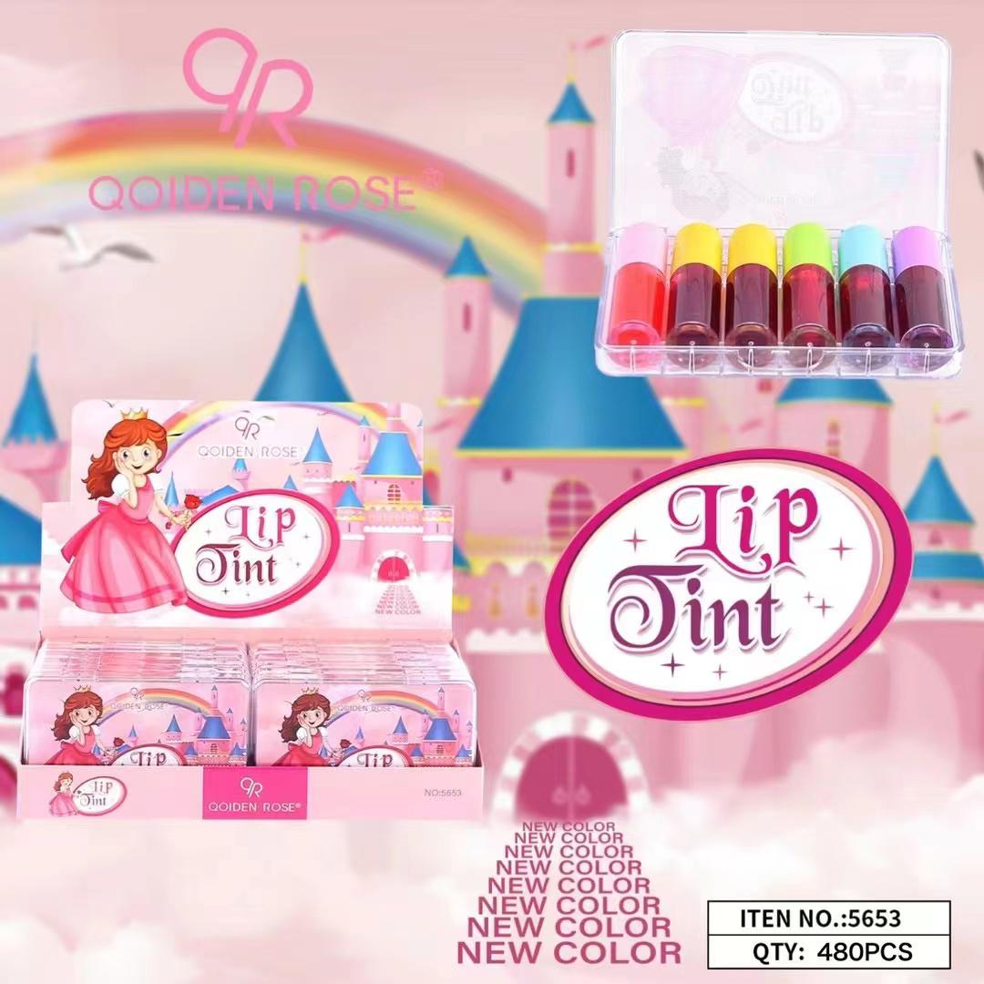 Qoiden Rose QR Doll 6pcs Lip Tint Box