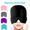 Headache and Migraine Relief Mask Hot Cold Therapy Ice Cap For Relieve Pain