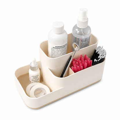 Multi-Compartment Cosmetic Organizer