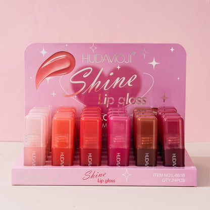 Hudamoji Shine Lipgloss 6Pcs Set