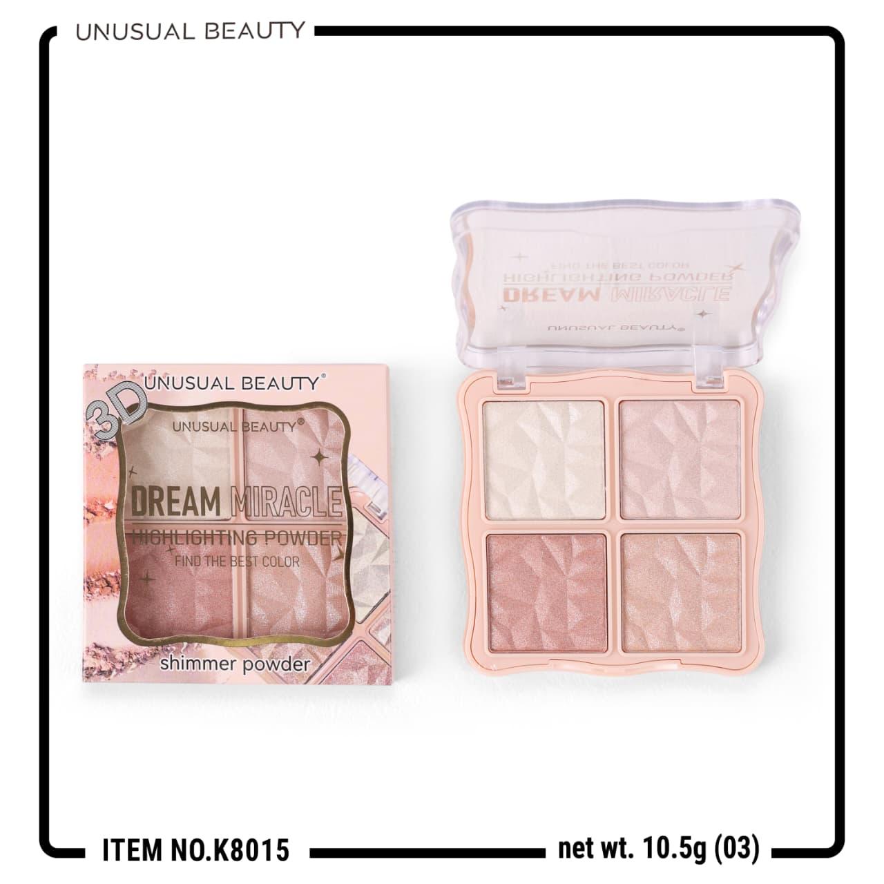 Unusual Beauty 4 Color Highlighter Palette