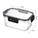 Transparent Food Container Storage Box 3pcs Set