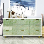 Green Marble Design Self Adhesive Kitchen Marble Wallpaper Wall Sticker