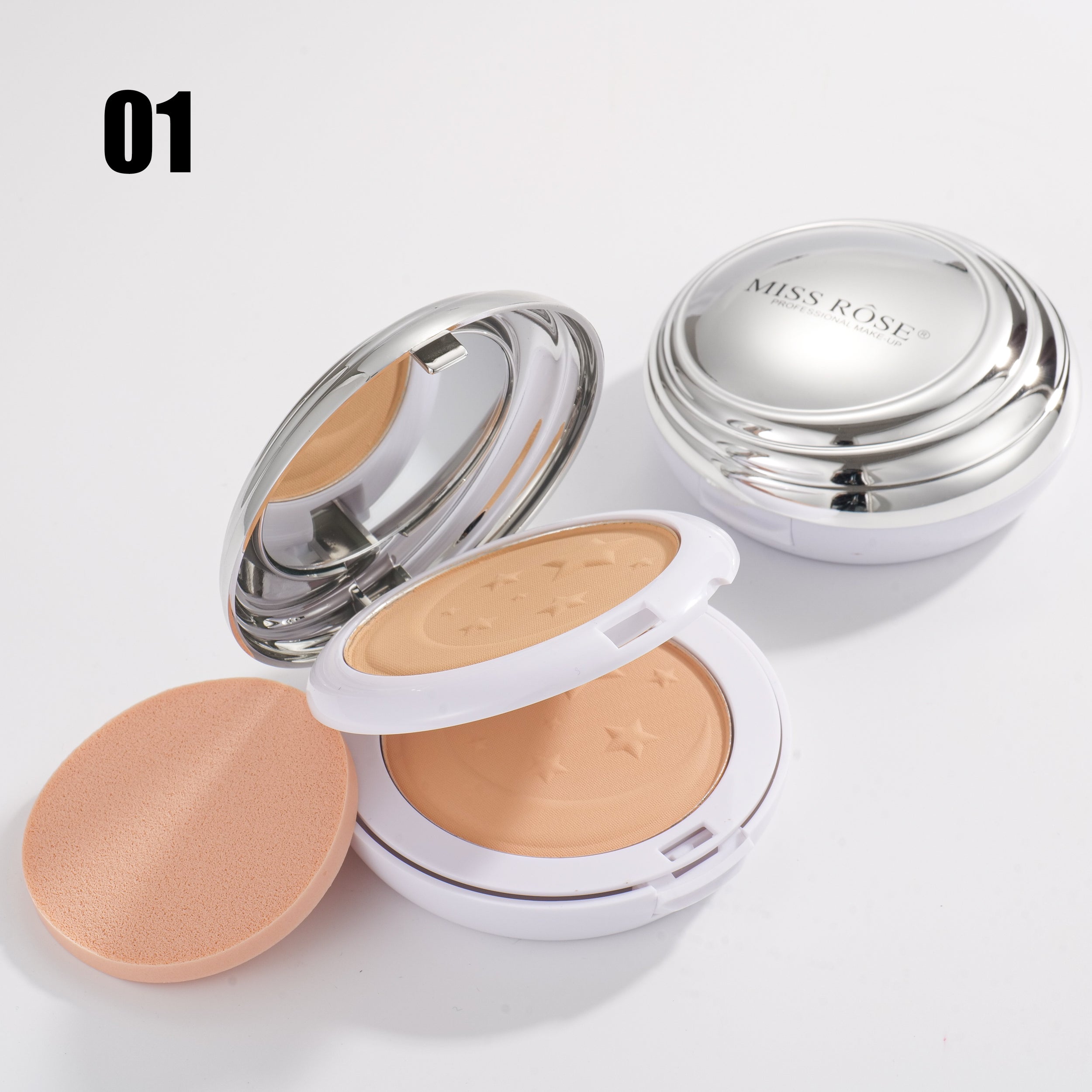 Miss Rose 2 in 1 Compact Powder
