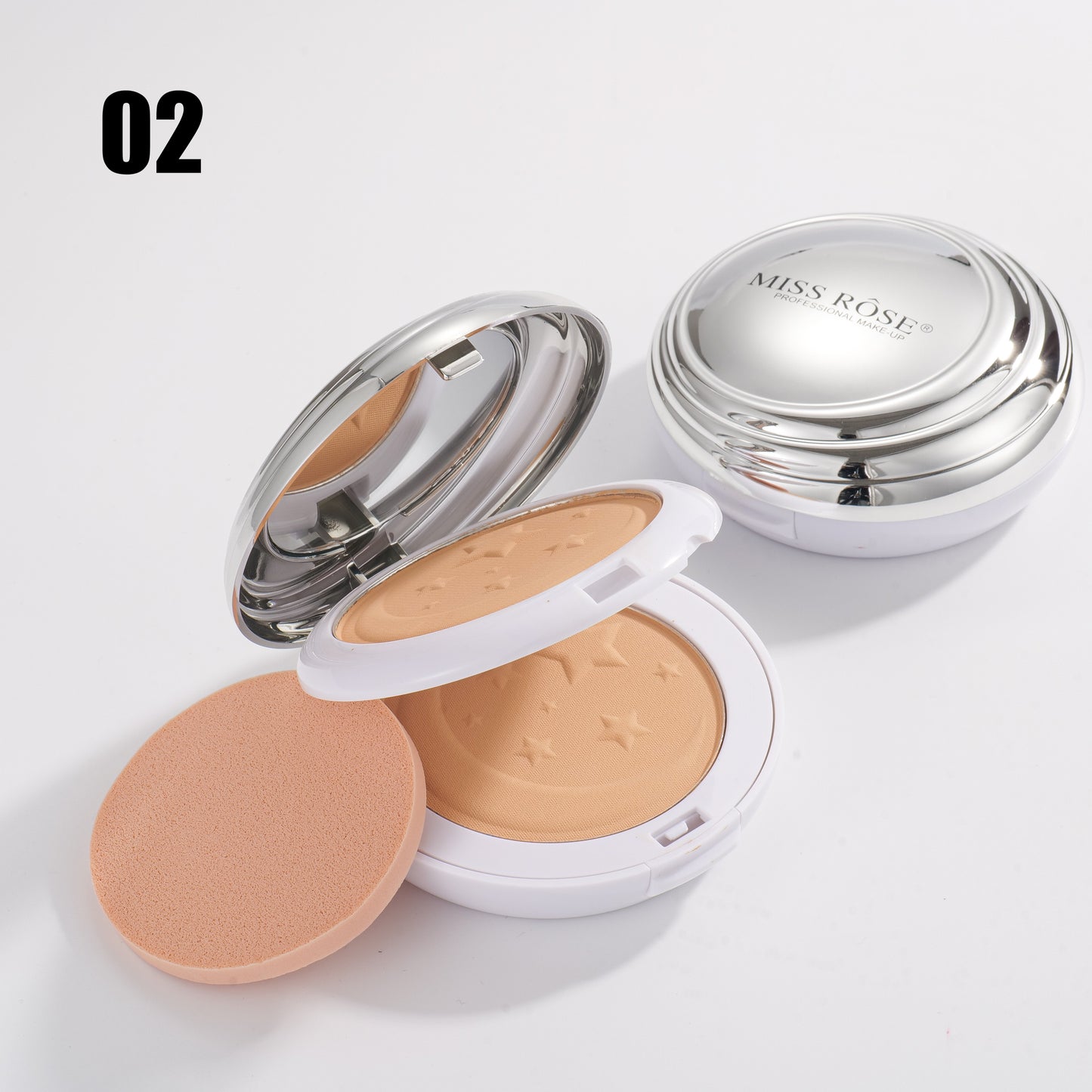 Miss Rose 2 in 1 Compact Powder