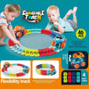 Magic Race Zero Gravity Car Track 46 Pcs Set With Led Light-Up Flexible Changeable