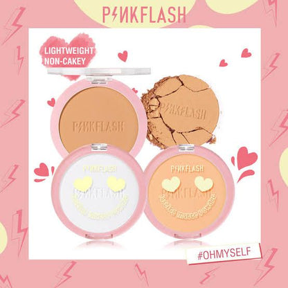 Pink Flash F08 Lasting Matte Pressed Face Powder