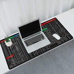 Keyboard Shortcut Keys Mat Anti-Slip Strong Rubber Grip Mouse Pad