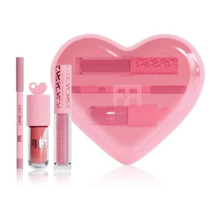 Romcom 3in1 lip kit Matte Lipgloss, Lipliner, Shiny Gloss