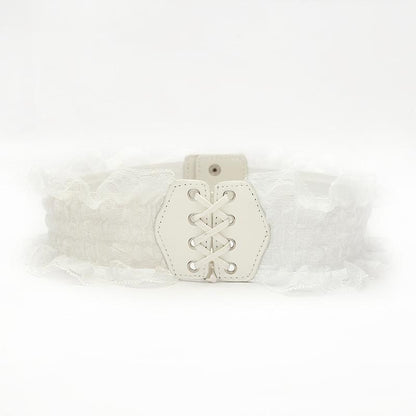 Adjustable Lace Up Wide Waist Corset Belt