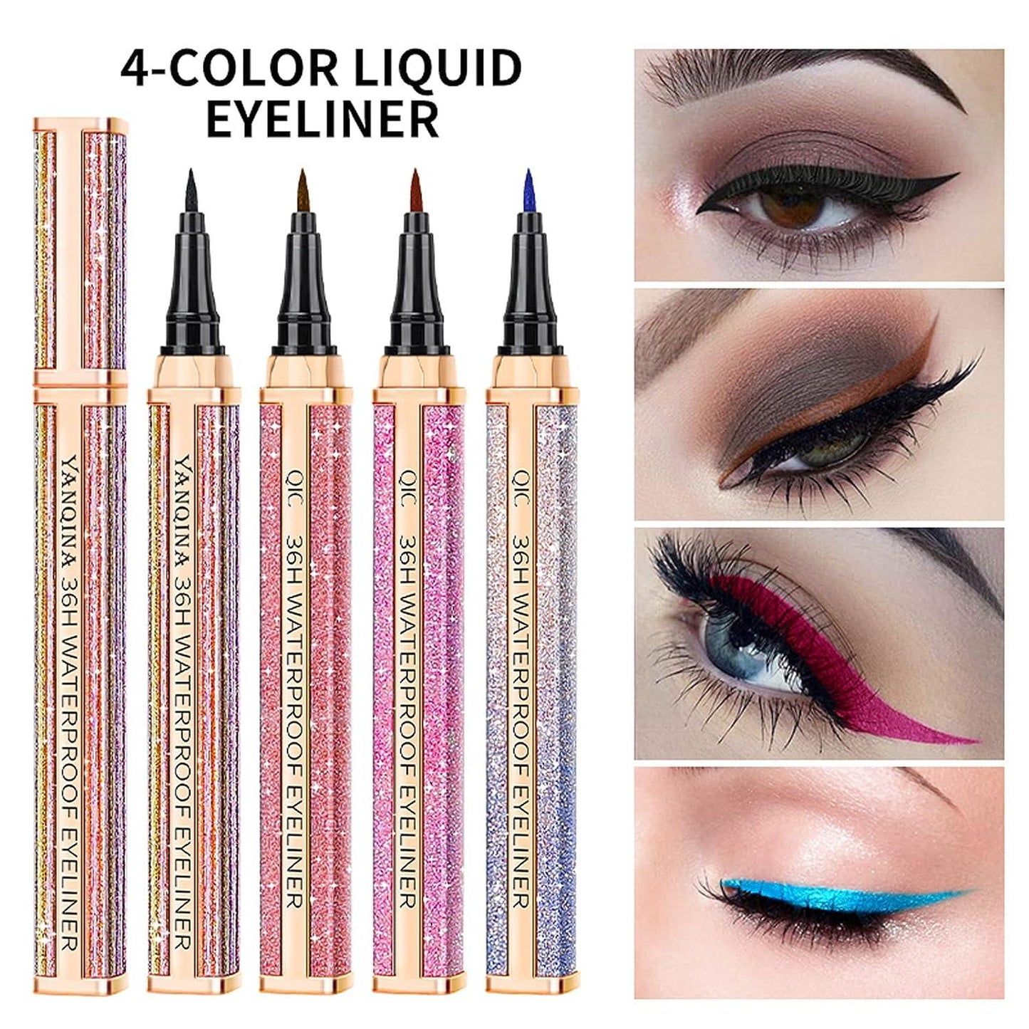 QIC 36hrs Waterproof Liquid Eyeliner