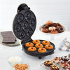 Mini Donut Maker Machine Non-Stick Surface Makes 7 Doughnuts