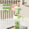 Portable Glass Drinking Cup Water Bottle with Straw & Infuser Large Capacity 550ml