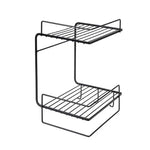 Multifunctional Wall Mounted 2 Tier Corner Shelves Storage Rack Organizer