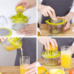 Multifunction Manual Hand Squeezer 4in1 Juicer With Grater Acrylic