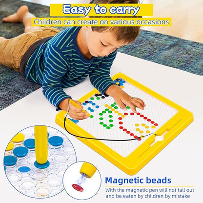 Magnetic Beads Doodle Drawing Board For Toddlers