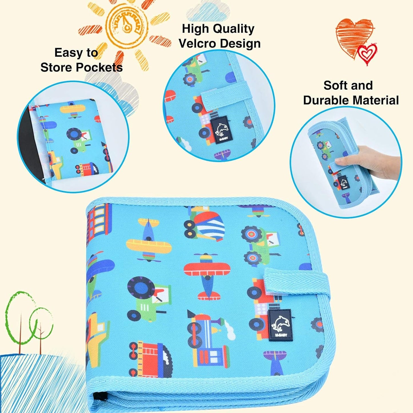 Portable Reusable Coloring Book Graffiti Drawing Board Sketch Book 62321