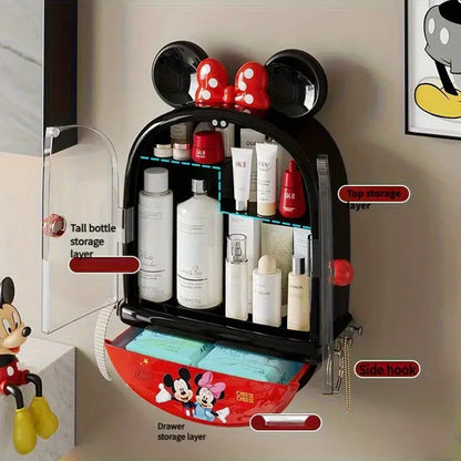 Mickey Mouse Bathroom Cosmetic Shelf Wall-Mounted