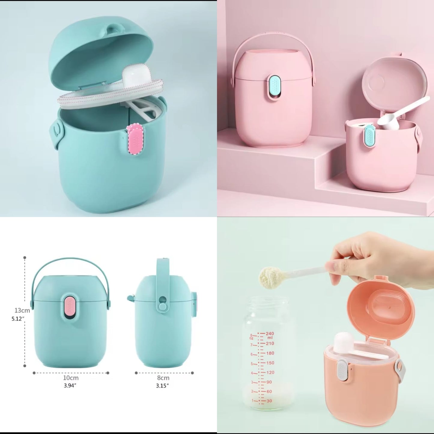 Baby Formula Dispenser Containers For Infant Toddler Children