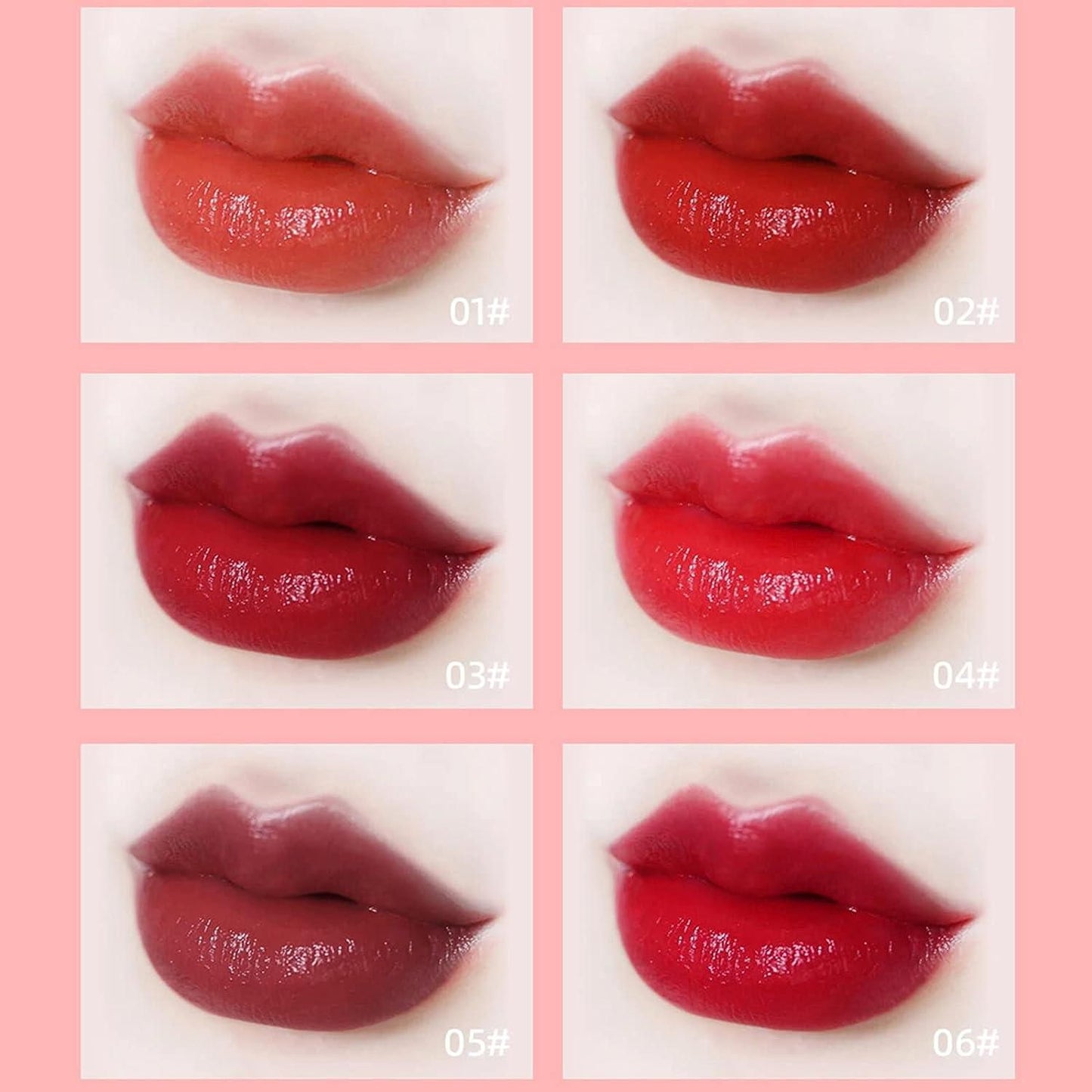 Dragon Ranee Heart Mini Lip Tint 6Pcs Set