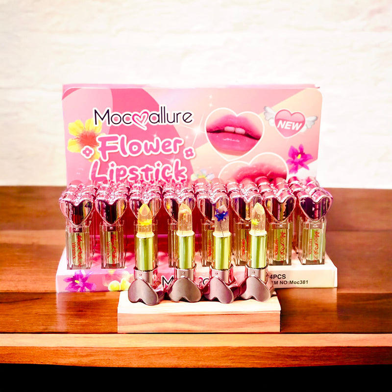 Mocallure Jelly Flower Lipstick Color Changing Magic Lipstick