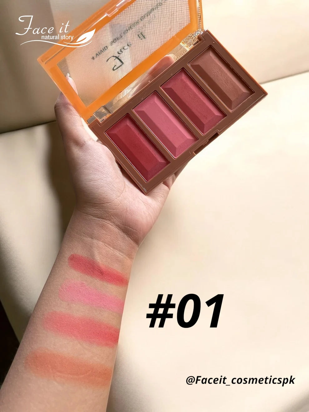 Face It 4-Color Blush & Contour Palette