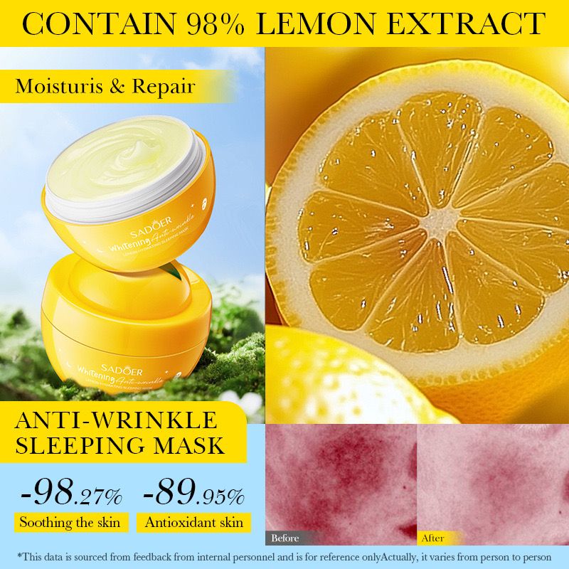 SADOER Whitening Anti Wrinkle Lemon Sleeping Mask 120g