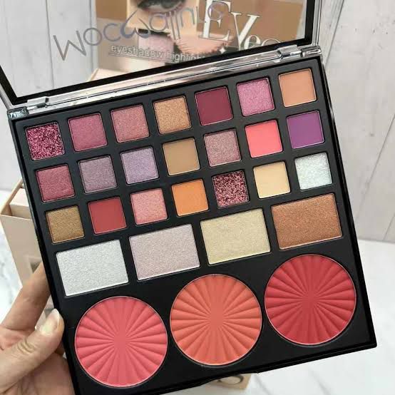 Mocallure All in One Palette Eye Shadow, Blush & Highlighter Kit