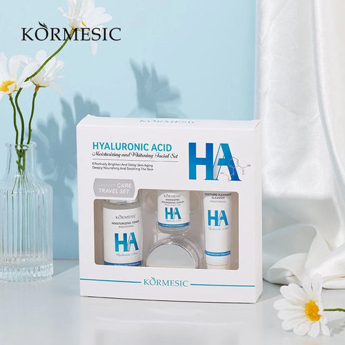 KORMESIC Personal Beauty Care Hyaluronic Acid Anti-Wrinkle Cosmetic Face Care 4Pcs Set