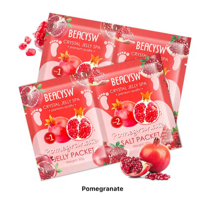 Powder Jelly Spa&nbsp;Pedicure Avry Pack of 2 Jelly Pedi Sea Salt Scrub Pedicure Foot Scrub