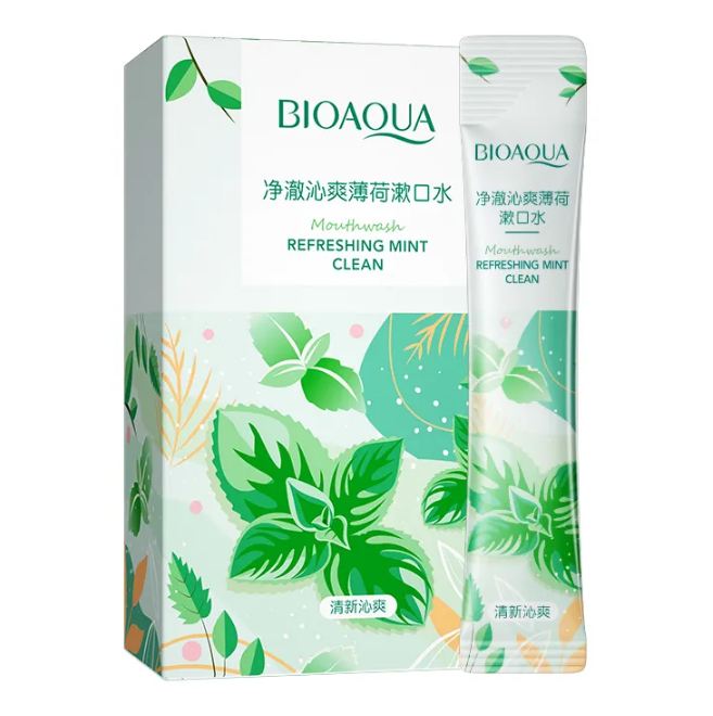 Bioaqua Refreshing Mint Mouth Wash 20Pcs in Box